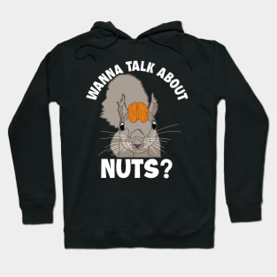 Wanna Talk About Nuts Eastern Gray Japanese Fox Squirrel Hoodie